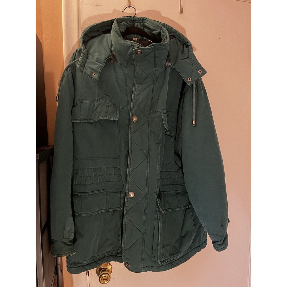 Vintage Northwest Territory Quilted Field Parka - Large (No Zipper)